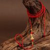 999 Solid Gold Tibetan Belly Chain with Red String 999 Solid Gold Tibetan Belly Chain with Red String