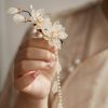 Alloy Magnolia Tassel Hair Clip Alloy Magnolia Tassel Hair Clip