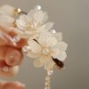 Alloy Magnolia Tassel Hair Clip Alloy Magnolia Tassel Hair Clip