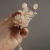 Alloy Magnolia Tassel Hair Clip Alloy Magnolia Tassel Hair Clip