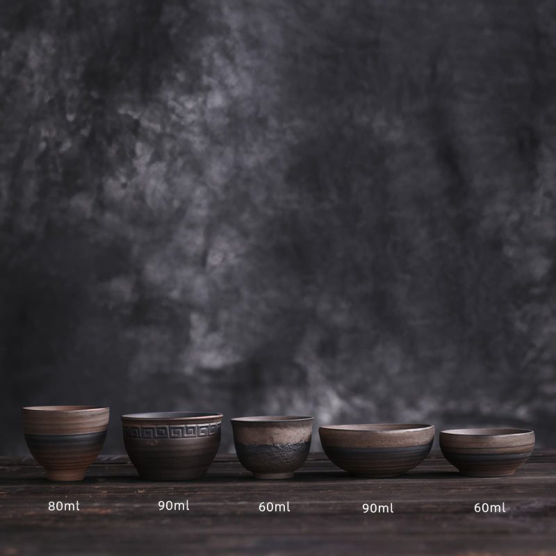 Ceramic Striped Kung Fu Teacup Ceramic Striped Kung Fu Teacup