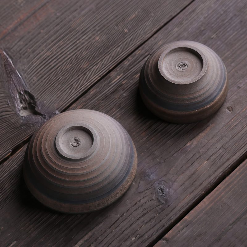 Ceramic Striped Kung Fu Teacup Ceramic Striped Kung Fu Teacup