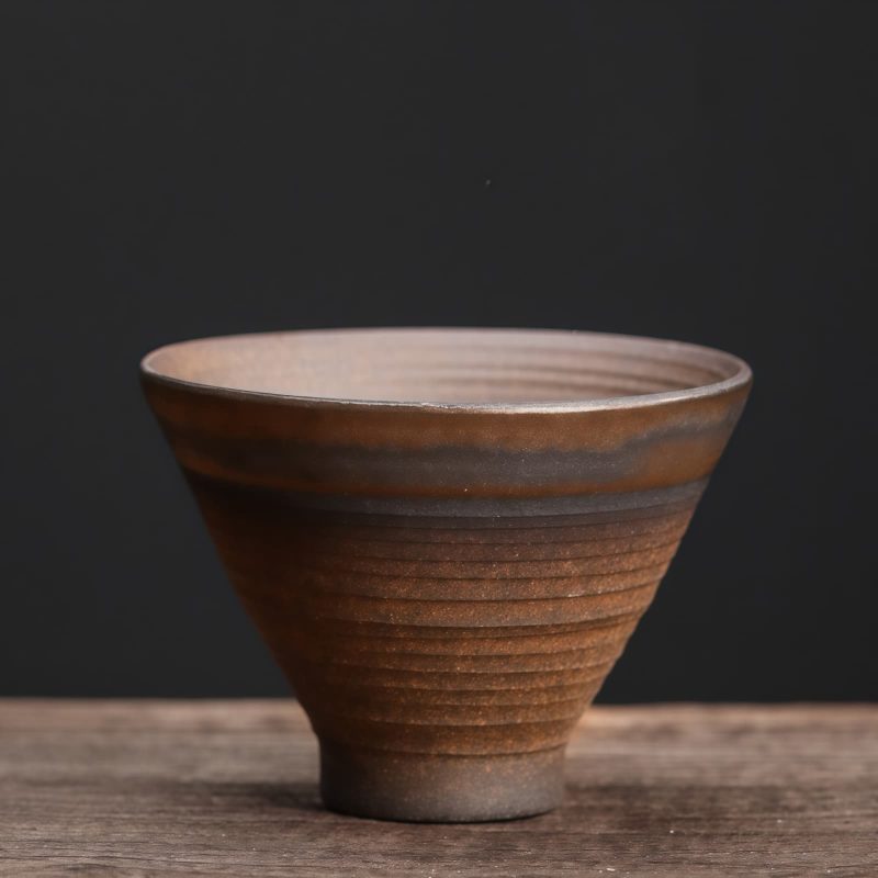 Ceramic Striped Kung Fu Teacup Ceramic Striped Kung Fu Teacup