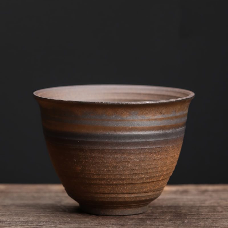 Ceramic Striped Kung Fu Teacup Ceramic Striped Kung Fu Teacup