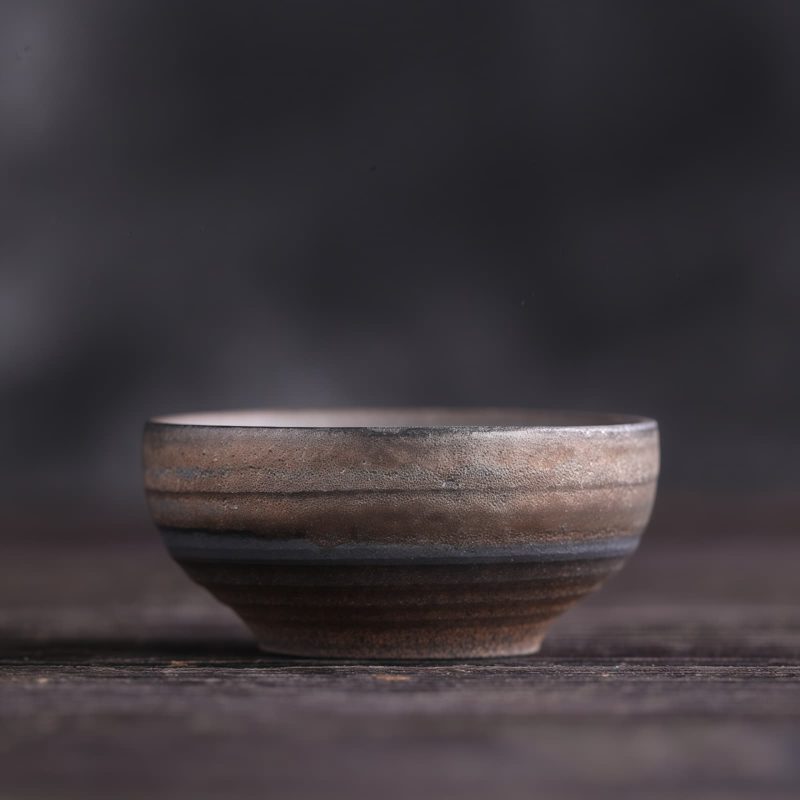 Ceramic Striped Kung Fu Teacup Ceramic Striped Kung Fu Teacup