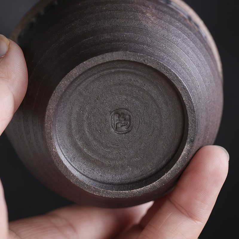 Ceramic Striped Kung Fu Teacup Ceramic Striped Kung Fu Teacup