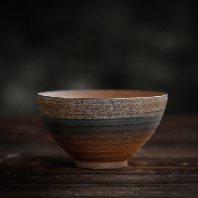 Ceramic Striped Kung Fu Teacup Ceramic Striped Kung Fu Teacup