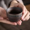 Ceramic Striped Kung Fu Teacup Ceramic Striped Kung Fu Teacup