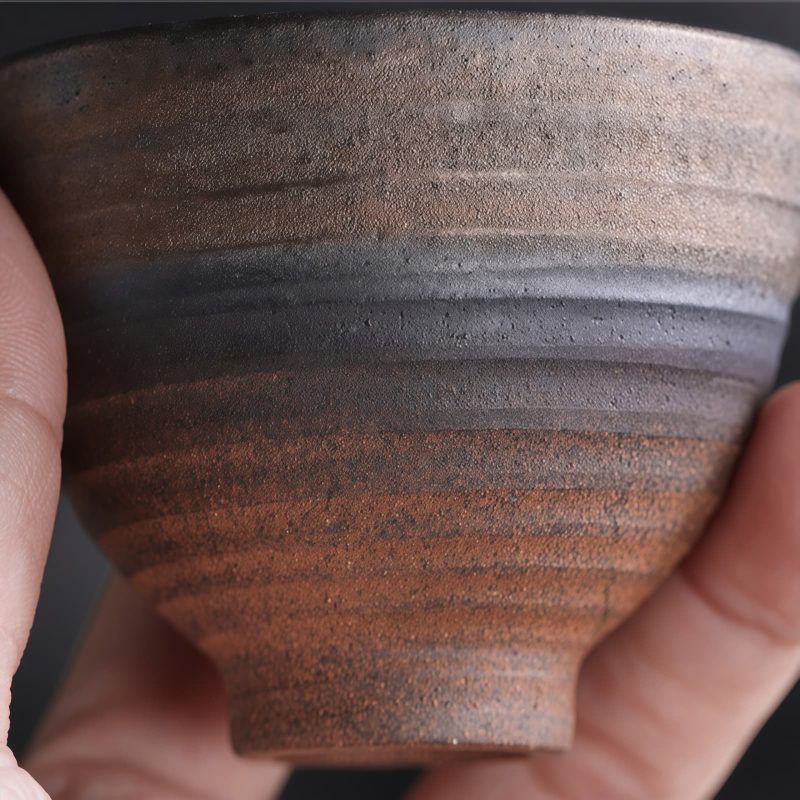 Ceramic Striped Kung Fu Teacup Ceramic Striped Kung Fu Teacup