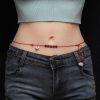 Chinese Zodiac Natural Garnet Belly Chain Chinese Zodiac Natural Garnet Belly Chain