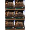 Chinese Zodiac Green Sandalwood Portable Comb Chinese Zodiac Green Sandalwood Portable Comb