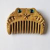 Chinese Zodiac Green Sandalwood Portable Comb Chinese Zodiac Green Sandalwood Portable Comb