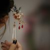 Klassische chinesische Haarkrone mit Perlen und Schmetterlingsmotiven Classical Chinese Pearl Butterfly Hair Crown