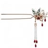 Klassische chinesische Haarkrone mit Perlen und Schmetterlingsmotiven Classical Chinese Pearl Butterfly Hair Crown