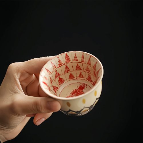 敦煌 千仏 陶磁器 茶杯