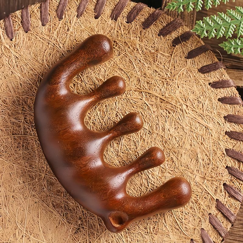 Massagekamm aus grünem Sandelholz zur Kopfhautentspannung Green Sandalwood Soothing Massage Comb