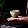 Jingdezhen Ru Kiln Porcelain Teacup with Hanfu Girl Design Jingdezhen Ru Kiln Porcelain Teacup with Hanfu Girl Design