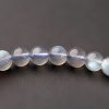 Natural Moonstone Flower Charm Bracelet Natural Moonstone Flower Charm Bracelet