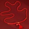Natural Cinnabar Dragon Belly Chain Natural Cinnabar Dragon Belly Chain
