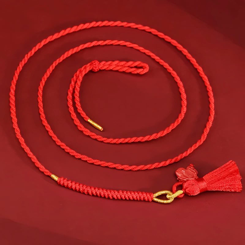 Natural Cinnabar Dragon Belly Chain Natural Cinnabar Dragon Belly Chain