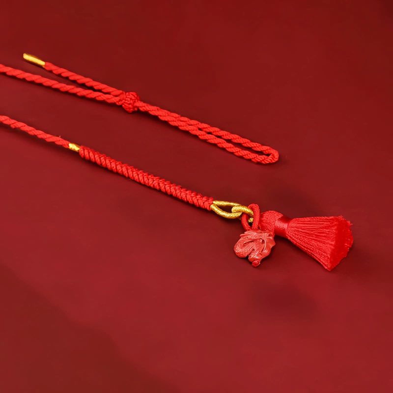 Natural Cinnabar Dragon Belly Chain Natural Cinnabar Dragon Belly Chain