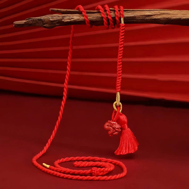 Natural Cinnabar Dragon Belly Chain Natural Cinnabar Dragon Belly Chain
