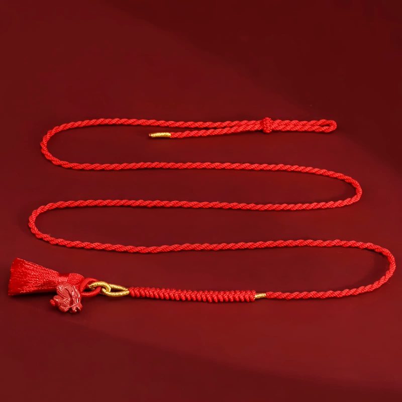 Natural Cinnabar Dragon Belly Chain Natural Cinnabar Dragon Belly Chain