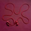 Natural Cinnabar Lotus Belly Chain Natural Cinnabar Lotus Belly Chain