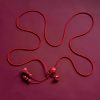 Natural Cinnabar Lotus Belly Chain Natural Cinnabar Lotus Belly Chain