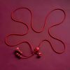 Natural Cinnabar Lotus Belly Chain Natural Cinnabar Lotus Belly Chain