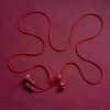 Natural Cinnabar Lotus Belly Chain Natural Cinnabar Lotus Belly Chain