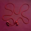 Natural Cinnabar Lotus Belly Chain Natural Cinnabar Lotus Belly Chain