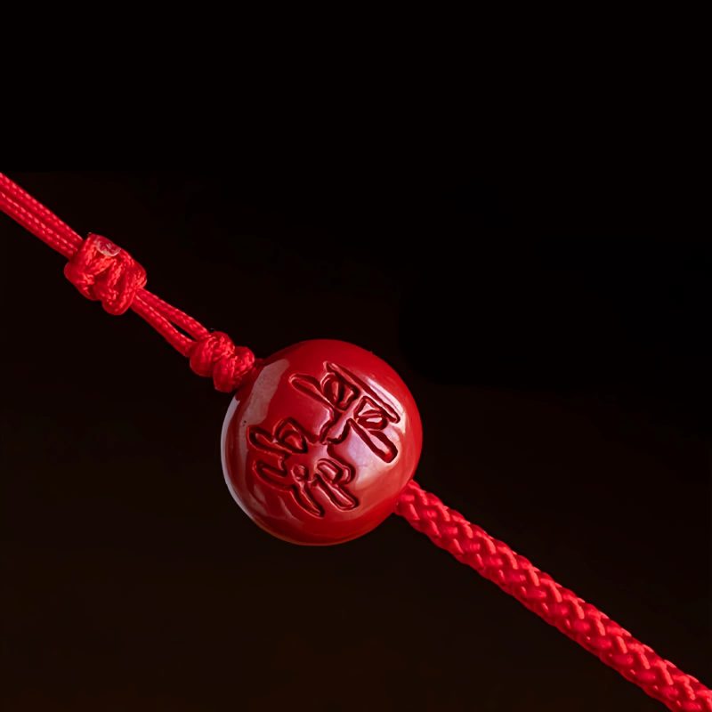 Corrente de Cintura de Cinábrio Natural com Signos do Zodíaco Natural Cinnabar Zodiac Belly Chain
