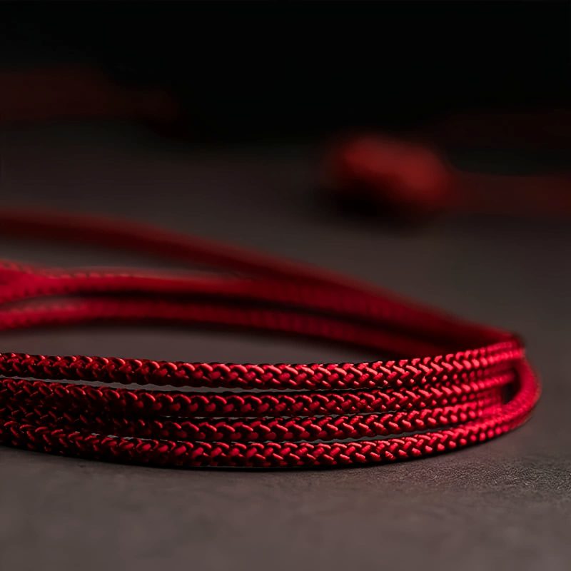 Corrente de Cintura de Cinábrio Natural com Signos do Zodíaco Natural Cinnabar Zodiac Belly Chain