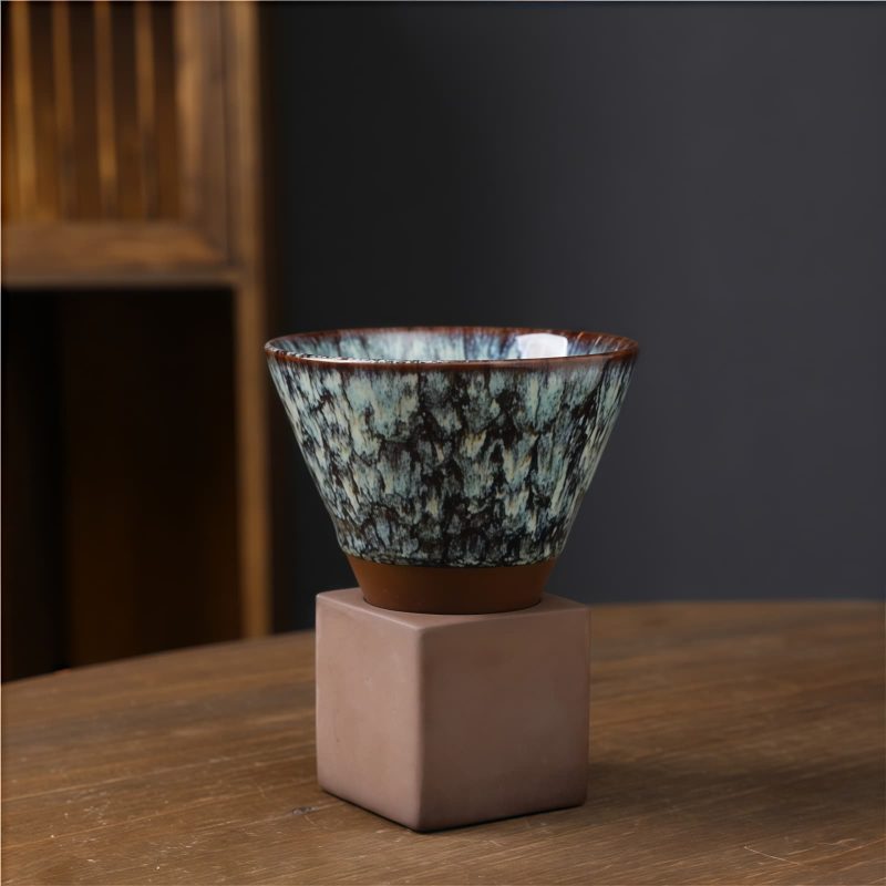 Retro Ceramic 200ml Coffee Mug with Base Retro Ceramic 200ml Coffee Mug with Base