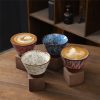 Retro Ceramic 200ml Coffee Mug with Base Retro Ceramic 200ml Coffee Mug with Base