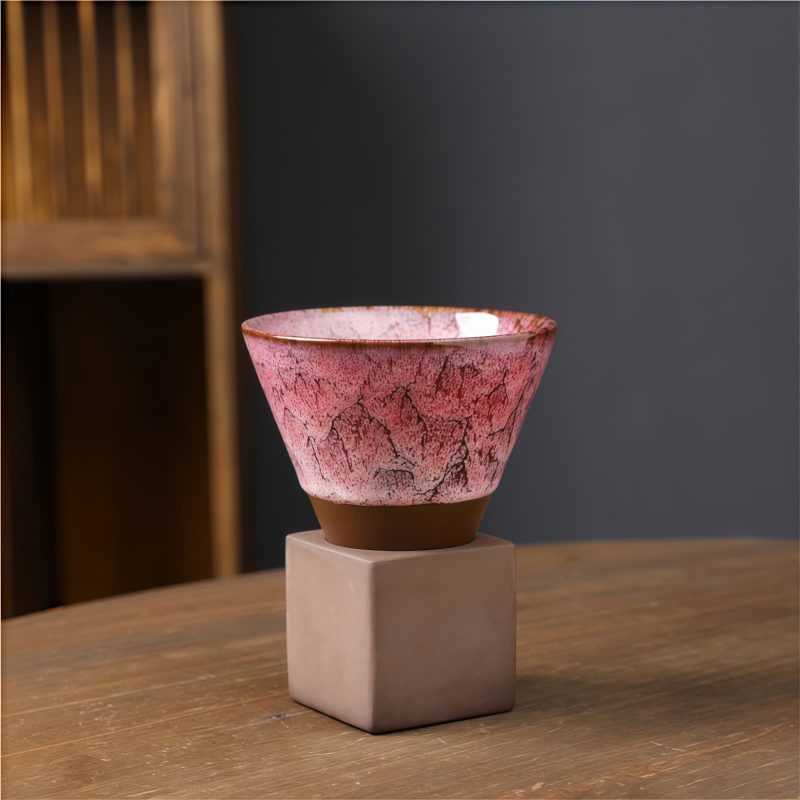Retro Ceramic 200ml Coffee Mug with Base Retro Ceramic 200ml Coffee Mug with Base