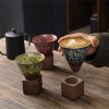 Retro Ceramic 200ml Coffee Mug with Base Retro Ceramic 200ml Coffee Mug with Base