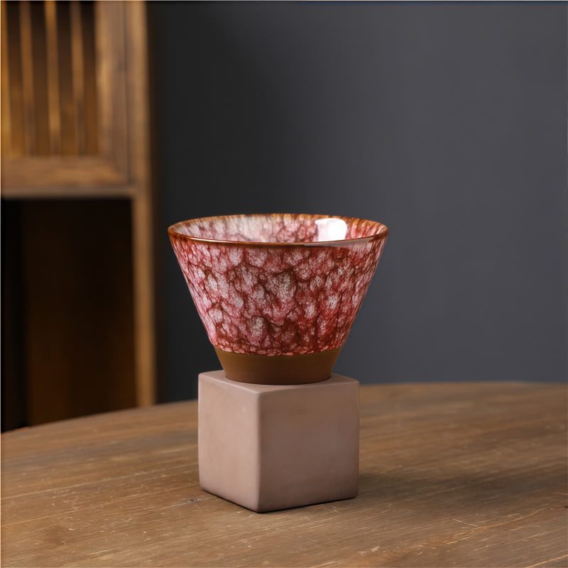 Retro Ceramic 200ml Coffee Mug with Base Retro Ceramic 200ml Coffee Mug with Base