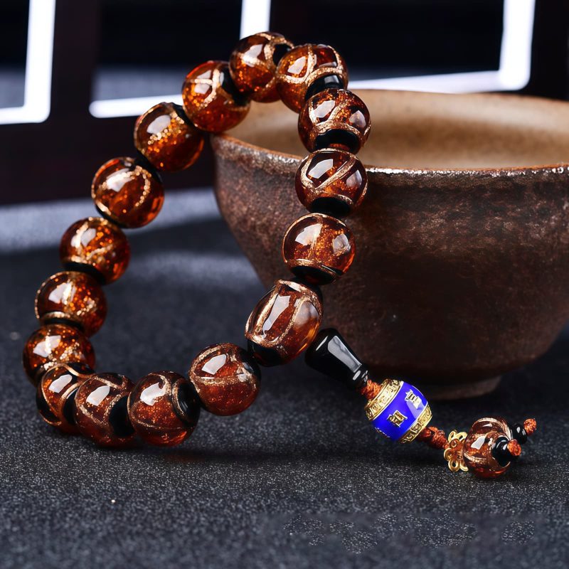 Tibetan Dragon Vein Agate Healing Bracelet Tibetan Dragon Vein Agate Healing Bracelet