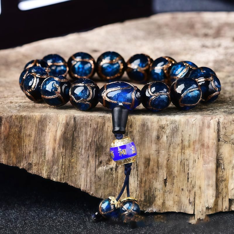 Tibetan Dragon Vein Agate Healing Bracelet Tibetan Dragon Vein Agate Healing Bracelet