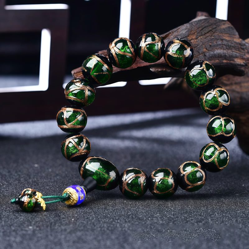 Tibetan Dragon Vein Agate Healing Bracelet Tibetan Dragon Vein Agate Healing Bracelet