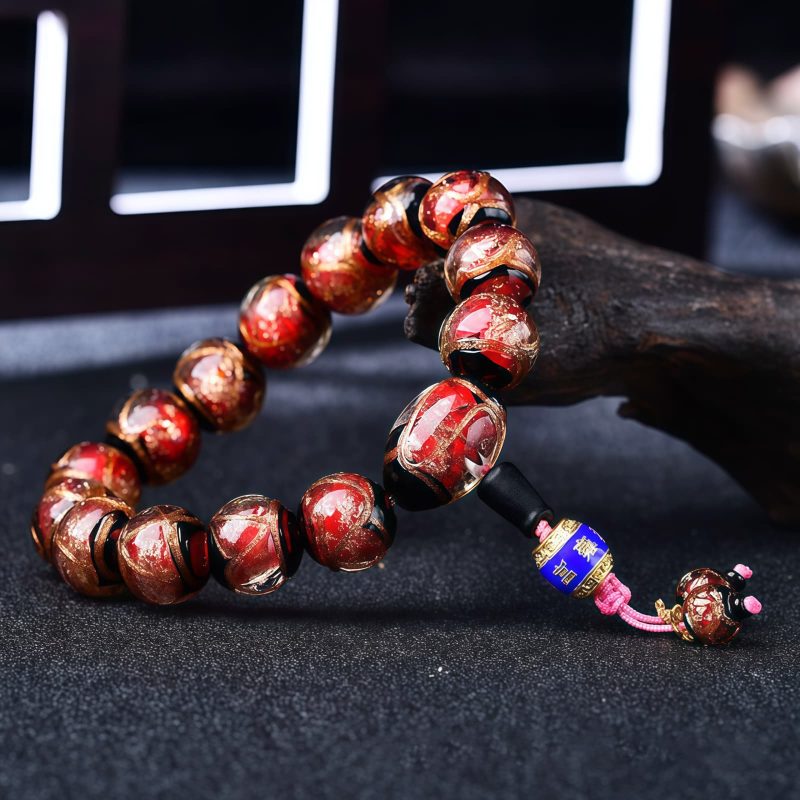 Tibetan Dragon Vein Agate Healing Bracelet Tibetan Dragon Vein Agate Healing Bracelet