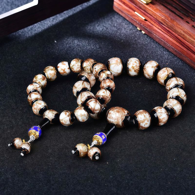 Tibetan Dragon Vein Agate Healing Bracelet Tibetan Dragon Vein Agate Healing Bracelet