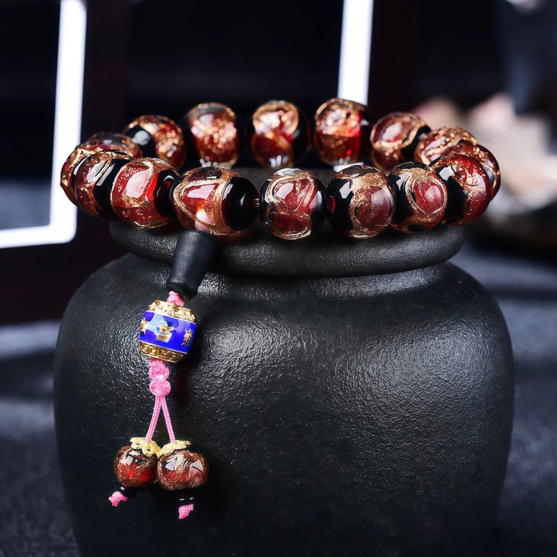 Tibetan Dragon Vein Agate Healing Bracelet Tibetan Dragon Vein Agate Healing Bracelet