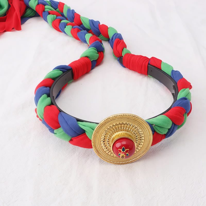 Tibetan Colorful Tassel Hair Decoration Tibetan Colorful Tassel Hair Decoration