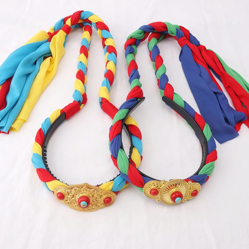 Tibetan Colorful Tassel Hair Decoration Tibetan Colorful Tassel Hair Decoration
