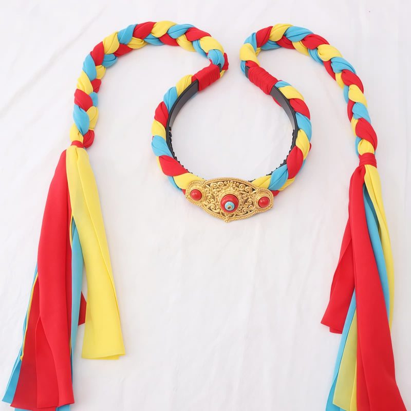 Tibetan Colorful Tassel Hair Decoration Tibetan Colorful Tassel Hair Decoration
