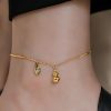 18K Gold Lucky Gourd Wealth Anklet 18K Gold Lucky Gourd Wealth Anklet