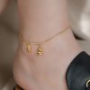 18K Gold Lucky Gourd Wealth Anklet 18K Gold Lucky Gourd Wealth Anklet